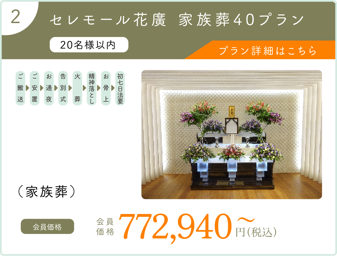 2:セレモール花廣 家族葬40プラン